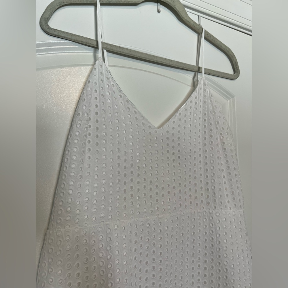 Eyelet Ruffle Midi Dress - Picture 3 of 5